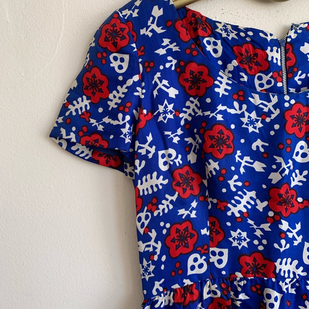 VTG Adele Simpson 1960’s Floral Midi Sheath Dress - Picture 3 of 10